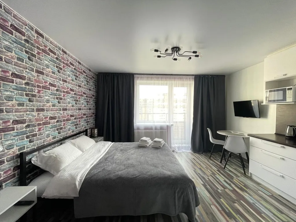 Уютная студия догфрендли в современном доме с лифтом