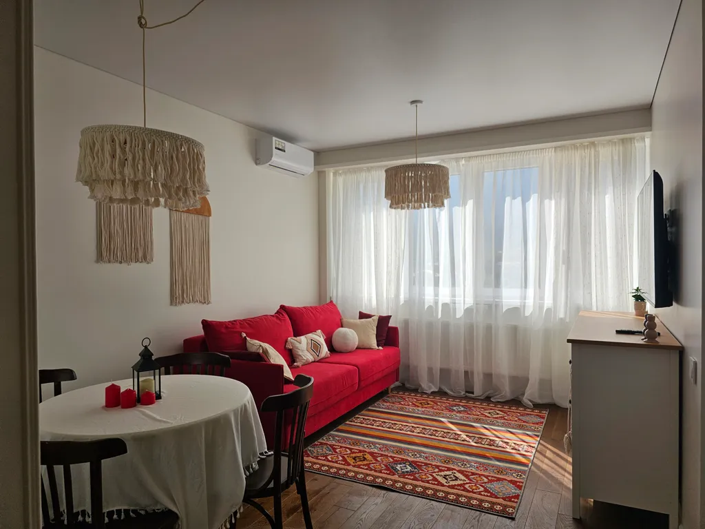 Уютная квартира с видом на горы