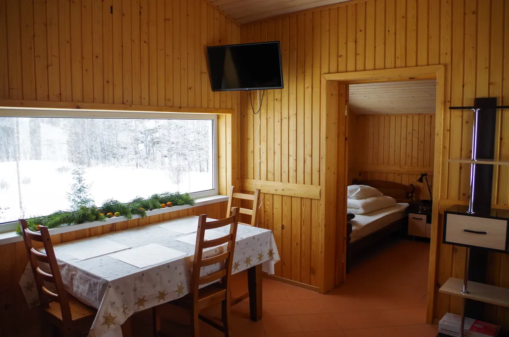 Домик с сауной и мангалом