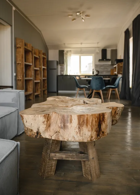 Коттедж с просторной гостиной в Веслево