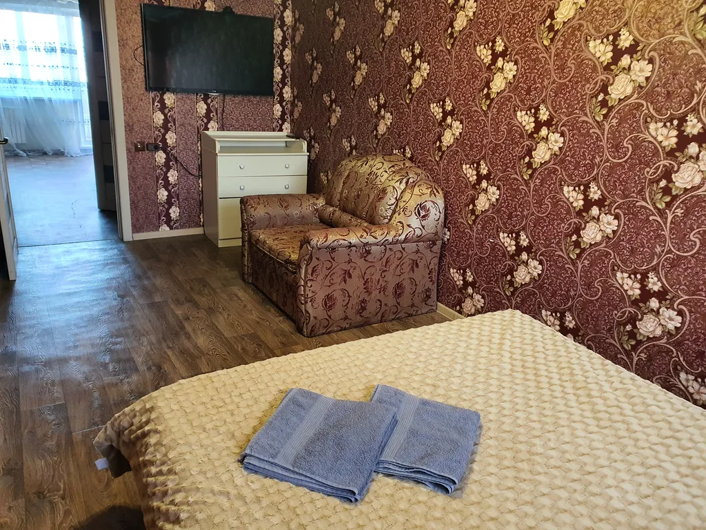 Двухкомнатная квартира с видом на вулканы, балкон