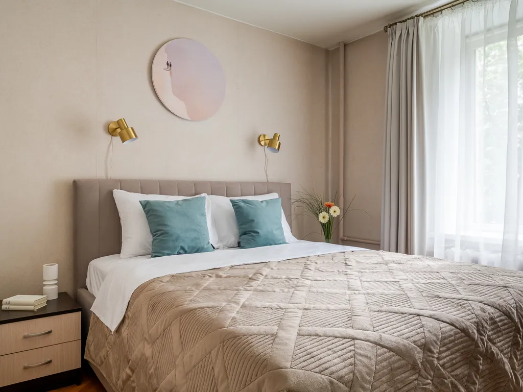 Квартира 2-комнатная квартира Kvart-Hotel метро Белорусская — Москва