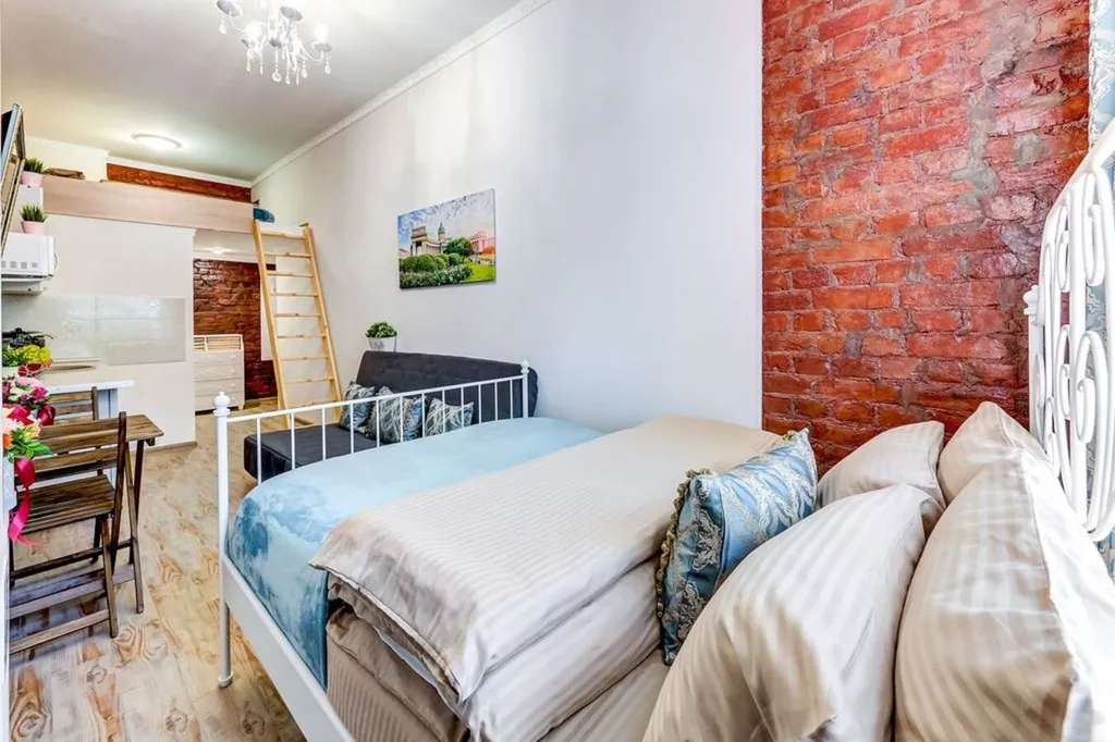 Квартира Квартира Двухуровневая студия вместительностью до 5 человек в центре Петербурга — Санкт-Петербург