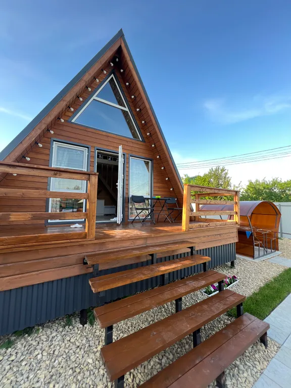 Коттедж Коттедж Новый уютный А-фрейм в черте города — Казань