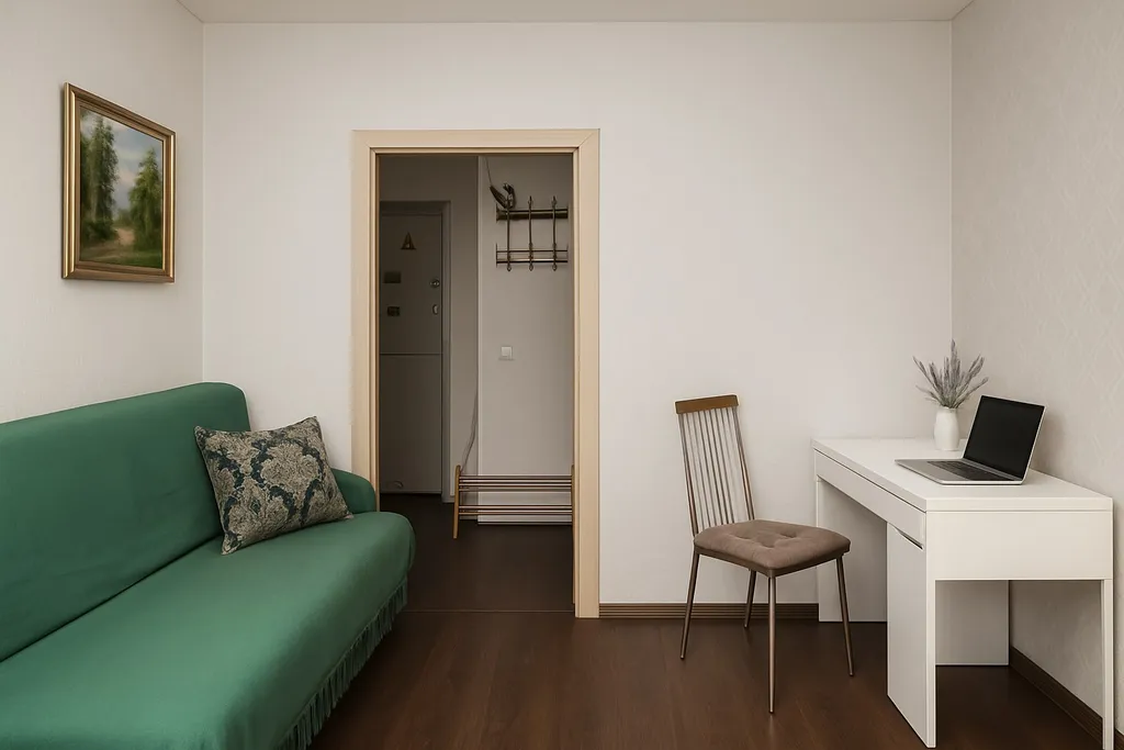 Уютная квартира в самом центре города, с рабочим местом
