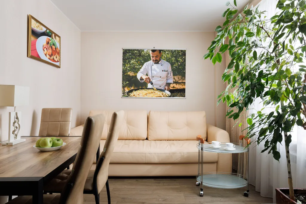 Апартаменты комфорт с отдельной спальней