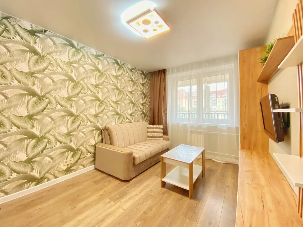 Уютная 1к квартира Апарт-Комфорт в новом ЖК, балкон с чил-зоной