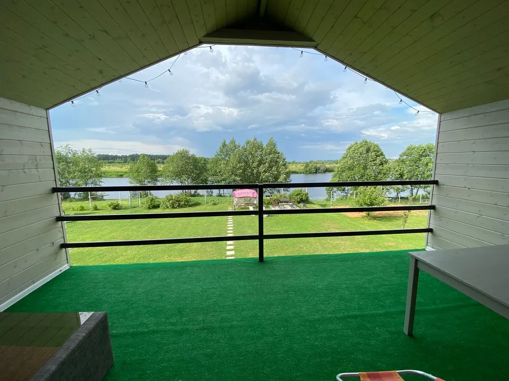 Дом на первой линии у реки Дубна