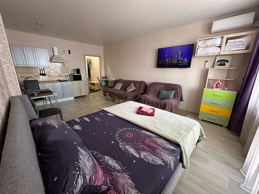 Уютная студия возле центра зимних видов спорта имени Филипенко