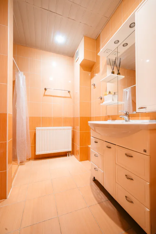 Дом на пруду с камином и караоке