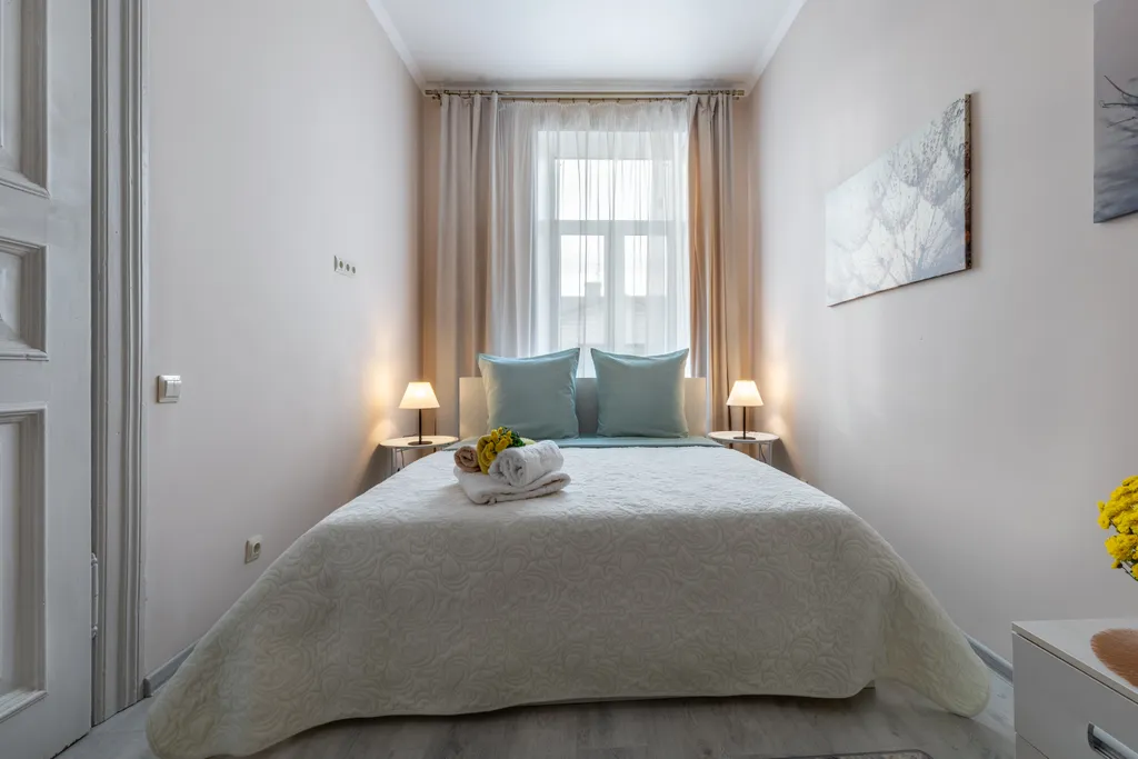 Атмосферная квартира с камином