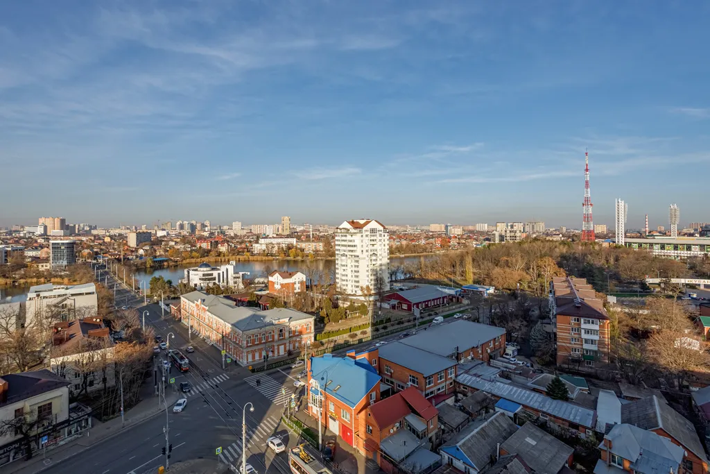 Квартира Квартира Видовая студия у озера в центре — Краснодар