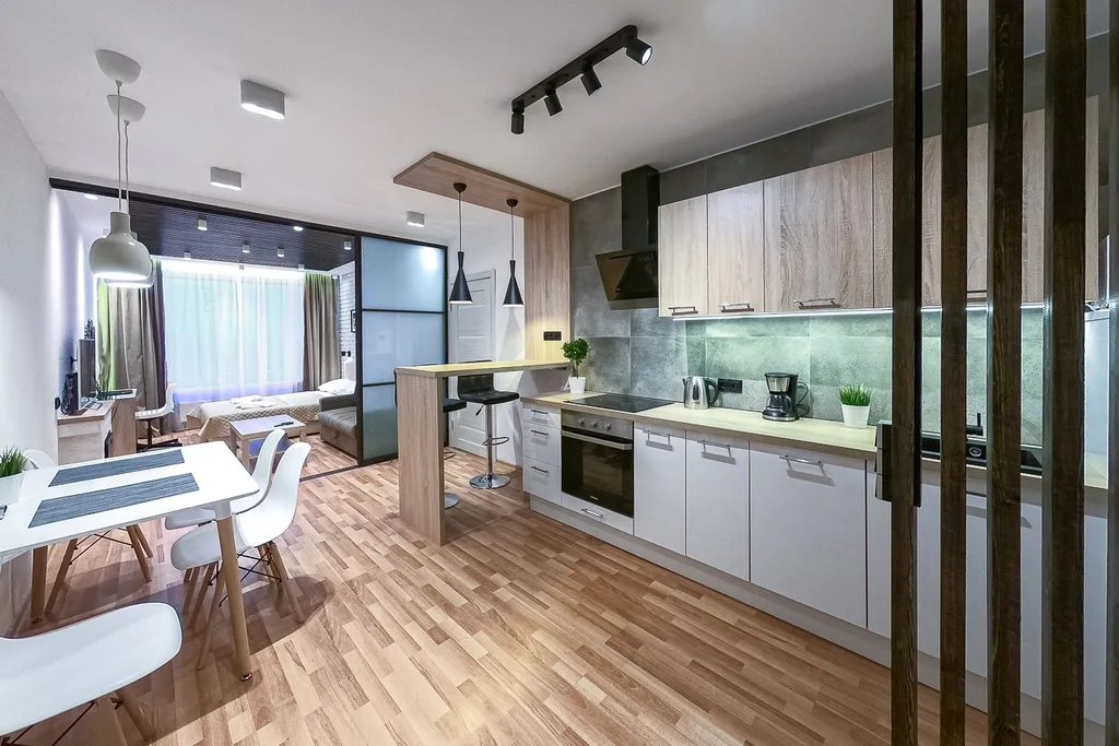 Уютный апартамент с видом на город