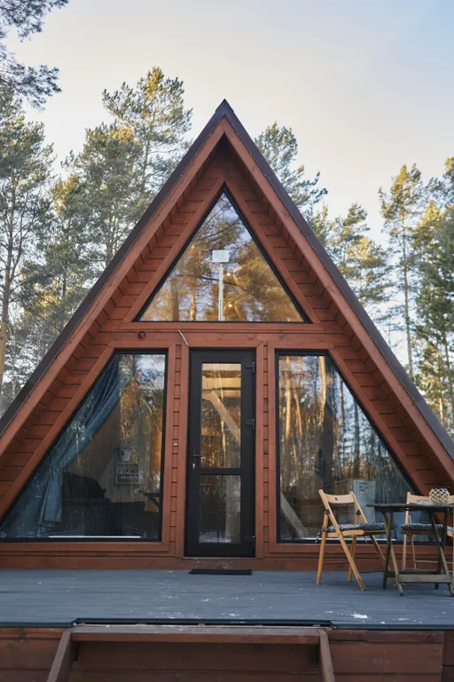 Коттедж Уединенный дом в стиле A-frame — аренда посуточно в Иркутск