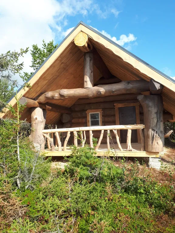 Коттедж Шале из большого бревна — аренда посуточно в Умба