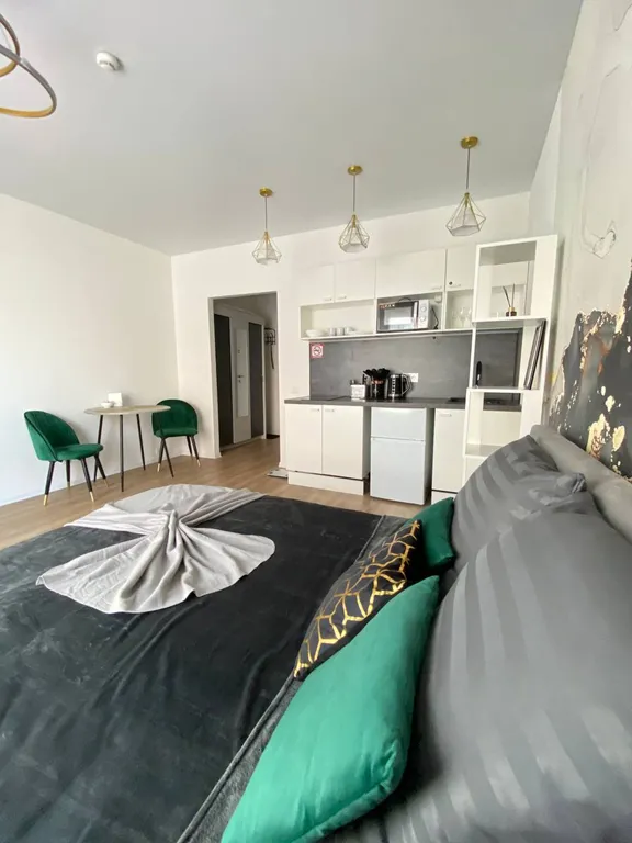 Уютная студия с дизайнерским ремонтом