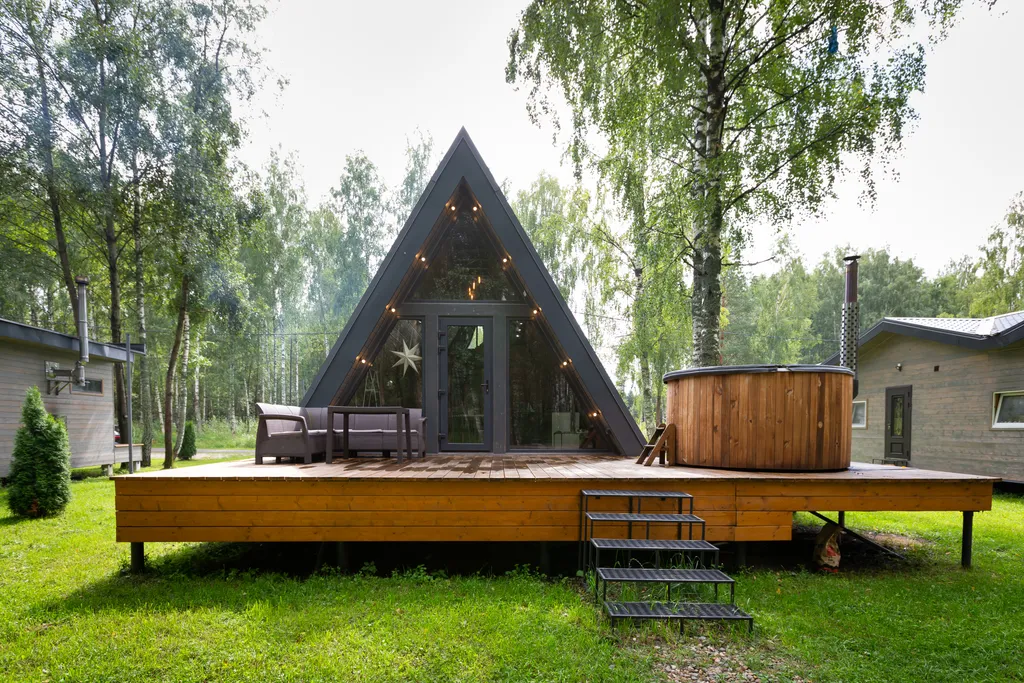 A-Frame с купелью