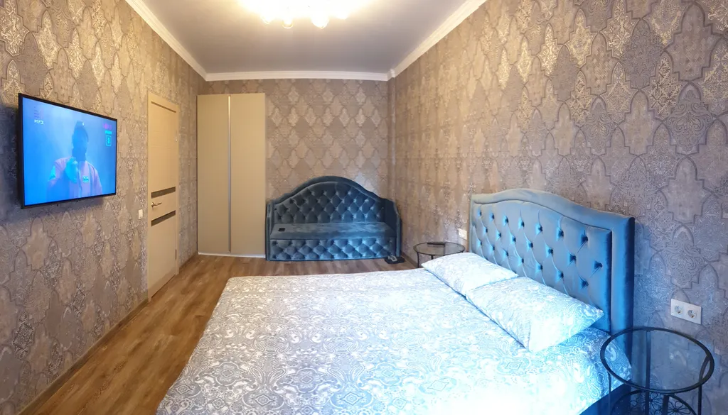 Квартира Стильная квартира с шикарным балконом и видом на бассейн — Геленджик