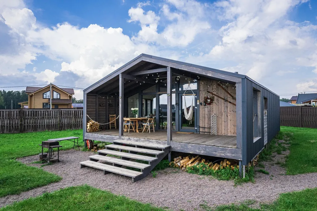 Коттедж Панорамный дом с собственной сауной в элитном поселке — Семеновское