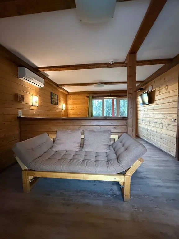 Норвежская деревня с двухспальной кроватью