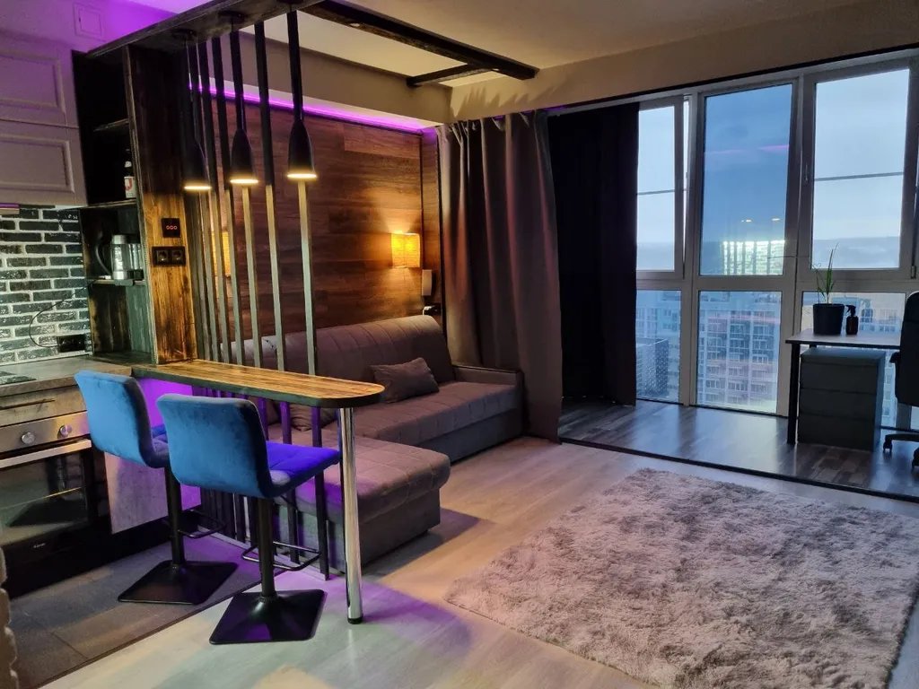 Квартира Квартира с панорамным видом и дизайнерским ремонтом — Сапроново