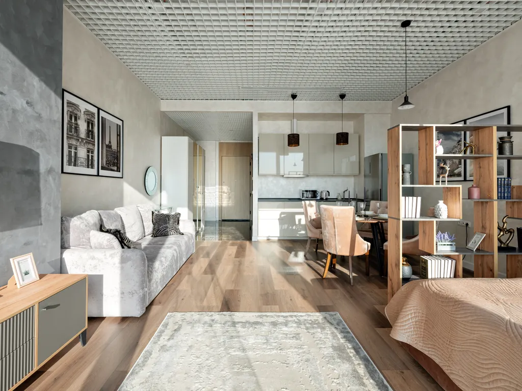 Neva Shedar 28 этаж 51 м2 панорамный вид на город. Шикарный закат.