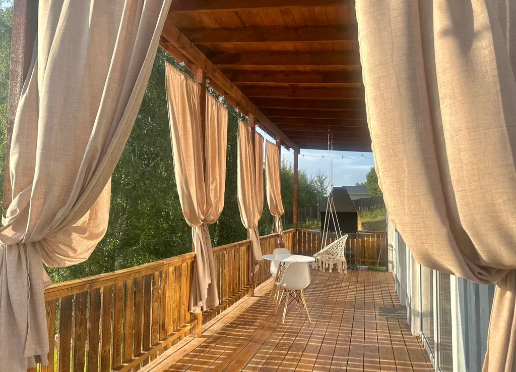 Коттедж Уютный гостевой дом с террасой на берегу озера — Кашира