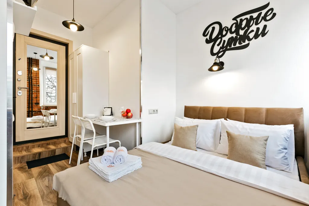 Студия с дизайнерским акцентом