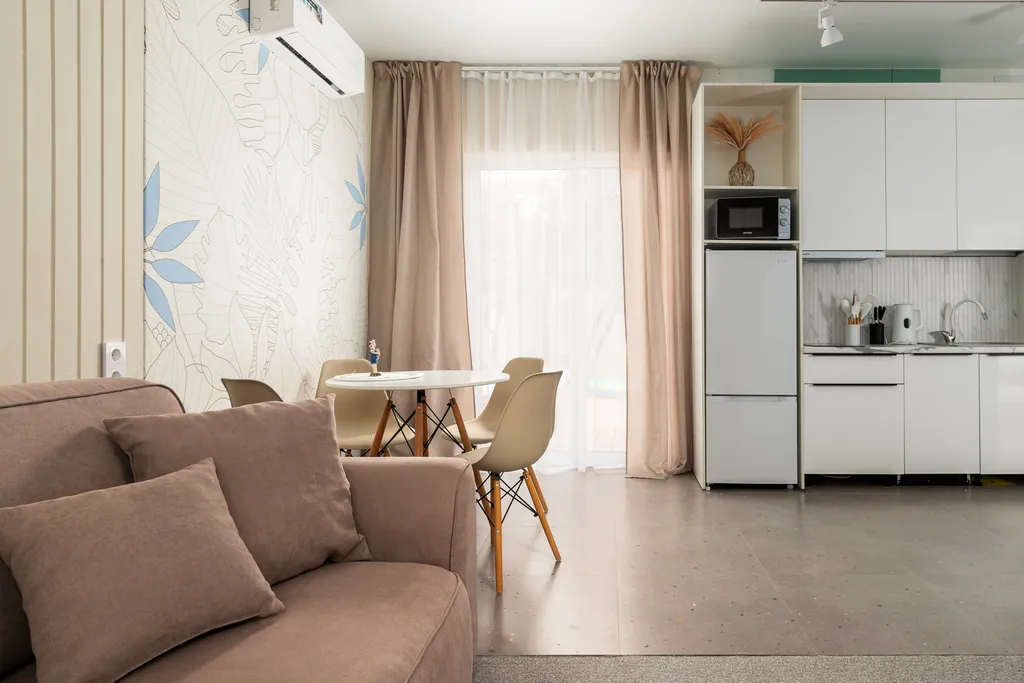 МореВоздуха дом с горячими бассейнами