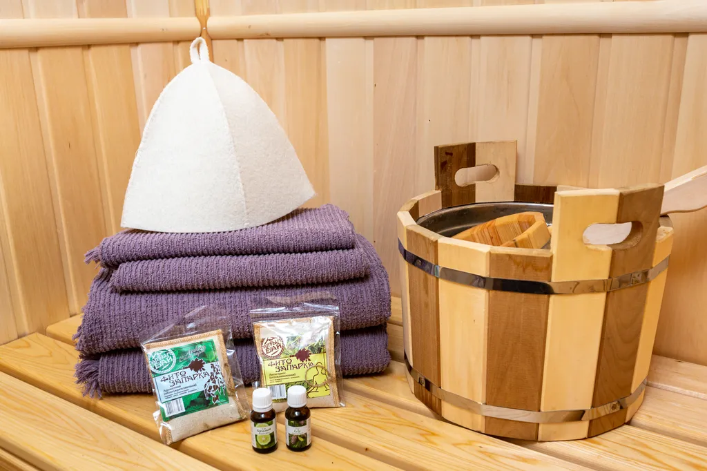 Семейный домик с финской сауной