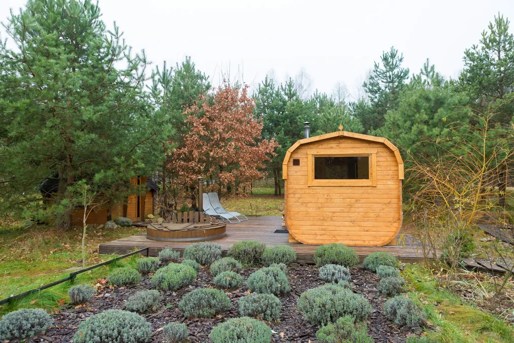 Дом у реки Волма в лесу