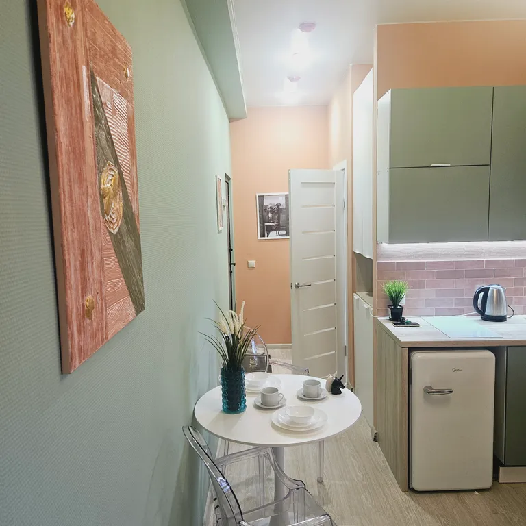 Квартира Квартира Дизайнерская студия у метро Каширская, варшавская, парковка бесплатно — Москва