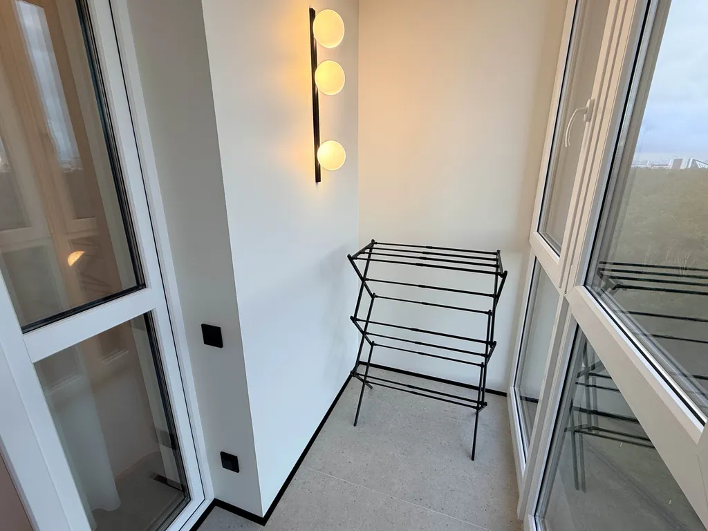 Стильная квартира в стиле Japanди возле парка, паркинг, метро, Netflix