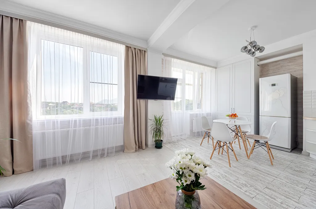 Уютная, красивая, светлая квартира в курортной зоне