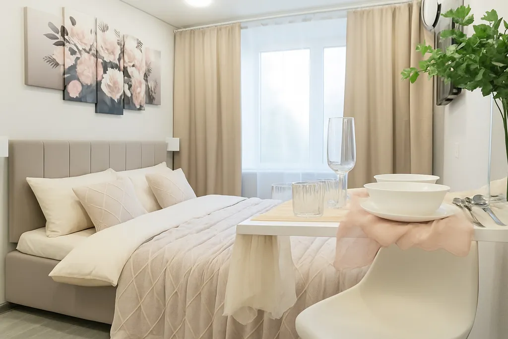 Уютная комната в апарт-отеле на Дворце Спорта