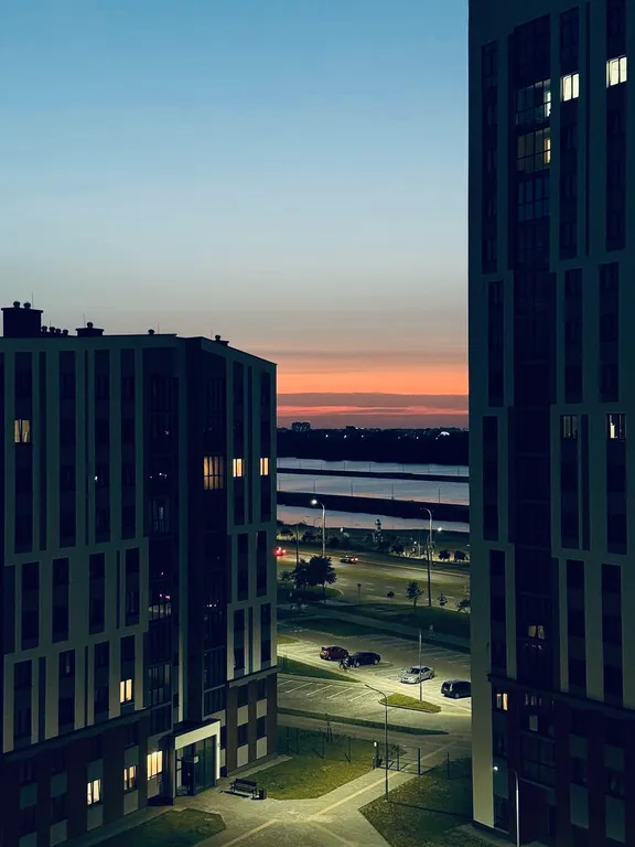 Уютная квартира-студия с видом на реку