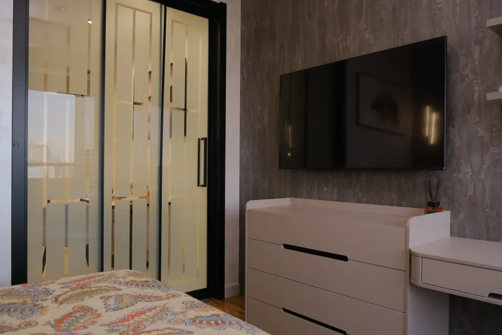 Светлая квартира с видом на Tashkent city, NRG U Tower