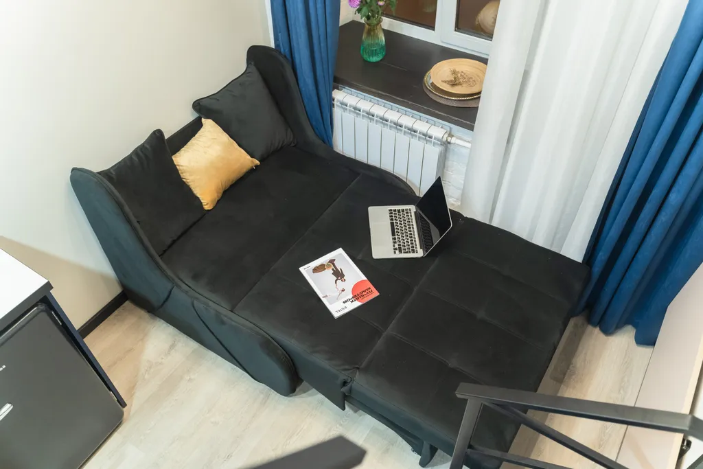 Квартира Квартира Новая студия с видом на реку Фонтанку и всем необходимым для комфорта! — Санкт-Петербург