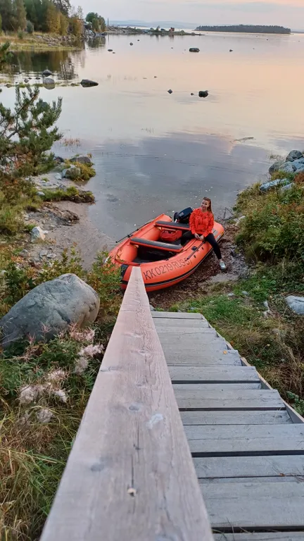 Эко дом на берегу Белого моря
