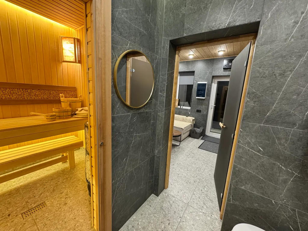 Дом - баня в дали от городской суеты