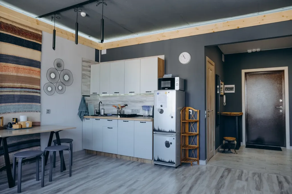 Уютная студия с дизайнерским ремонтом