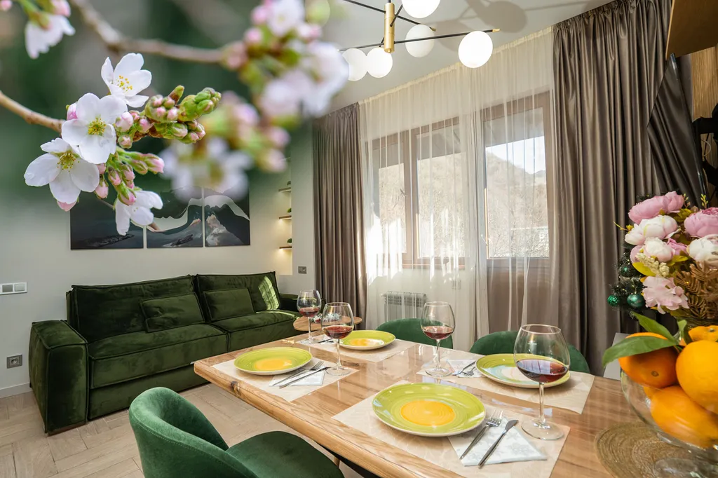 Квартира Элегантный апартамент с панорамой на горы — аренда посуточно в Эсто-Садок