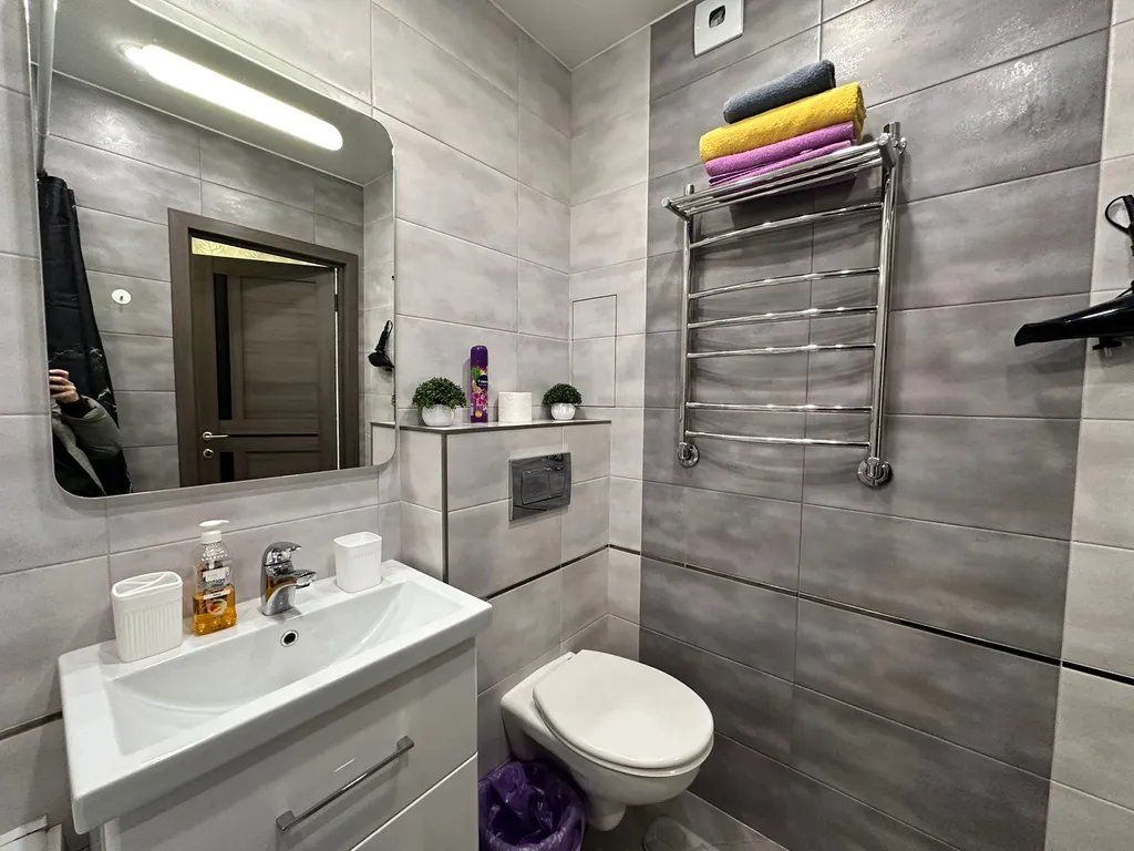 Уютная 1-комнатная квартира в Рязани у Солотчи Современный ремонт, Wi