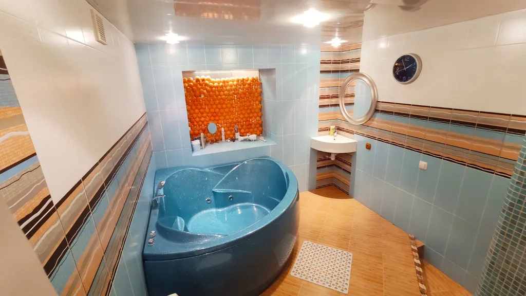Квартира с джакузи и ИФК-сауной