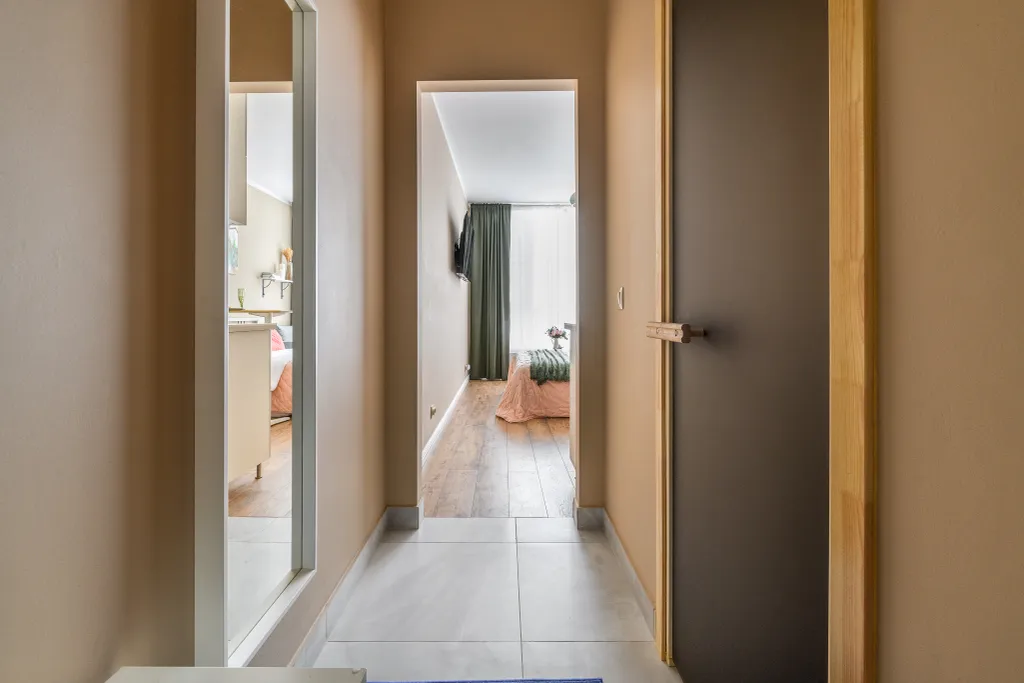 Студия с видом на сосны в Зеленогорске, закрытая территория