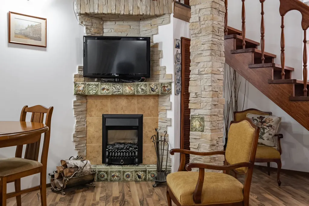 Атмосферная двухуровневая квартира с парковкой у Эрмитажа