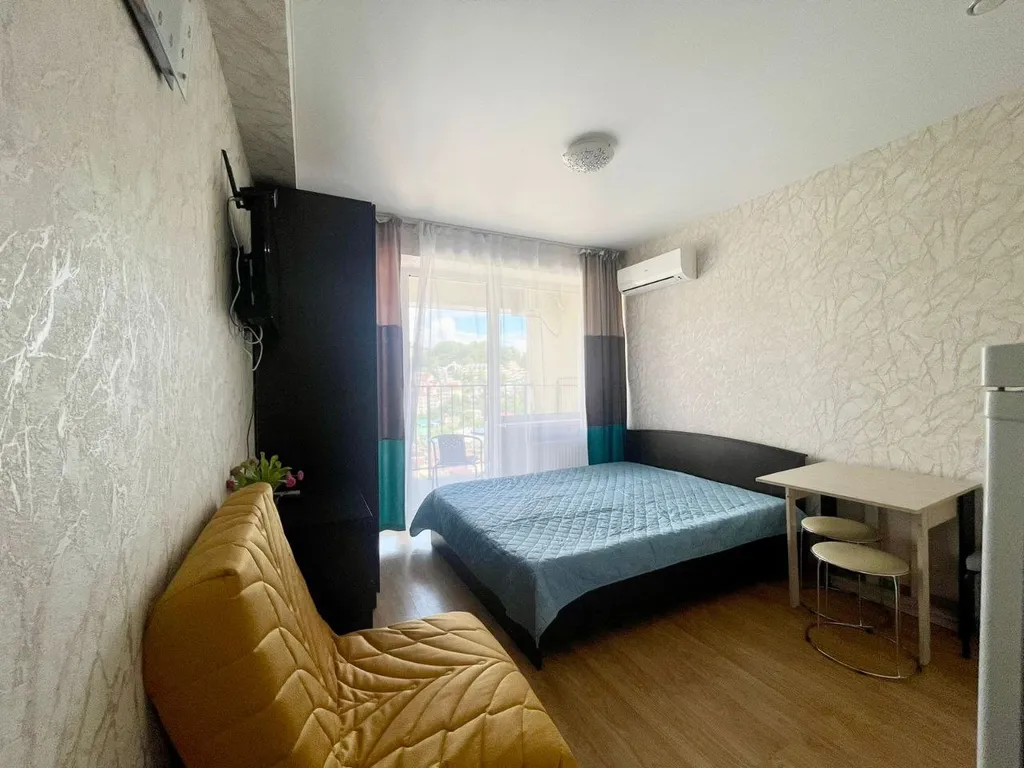 Квартира с видом на море с просторной обеденной зоной