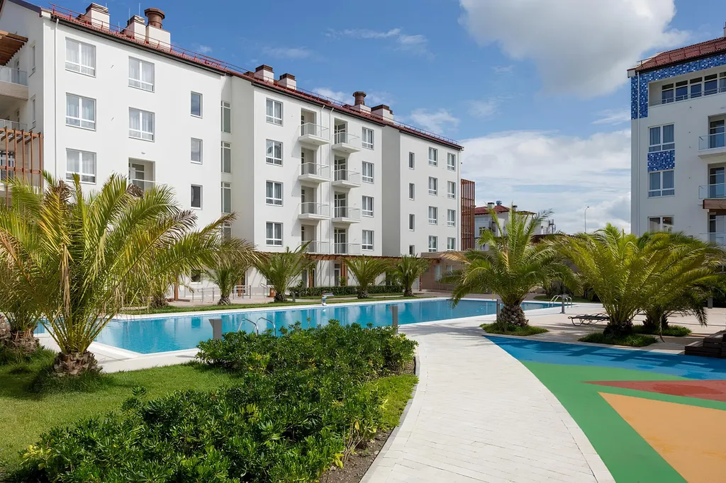 Апартамент с террасой в Имеретинке