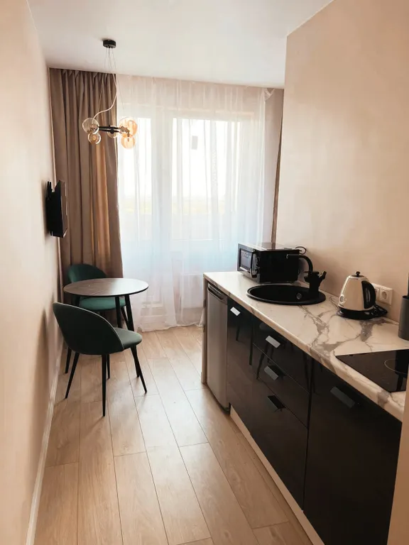 Студия с видом на лес