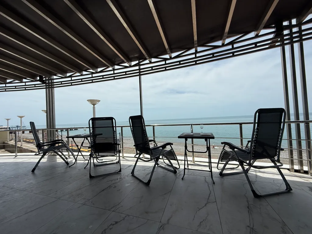 Квартира Квартира Vip студия с террасой и шезлонгами — Лазаревское